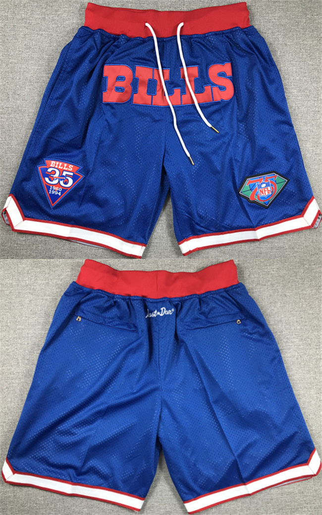 Men's Buffalo Bills Blue Shorts Men's Buffalo Bills Blue Shorts