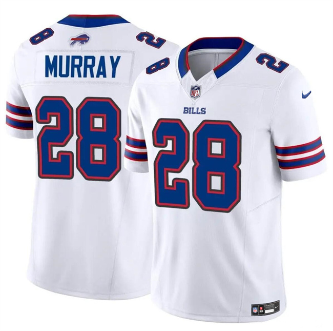 Men's Buffalo Bills #28 Latavius Murray White 2023 F.U.S.E. Vapor Untouchable Limited Stitched Football Jersey Men's Buffalo Bills #28 Latavius Murray White 2023 F.U.S.E. Vapor Untouchable Limited Stitched Football Jersey