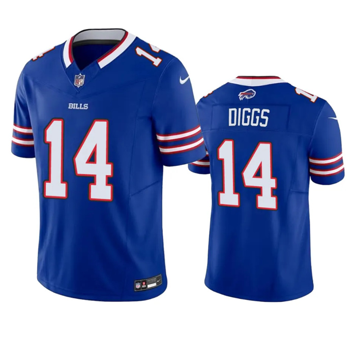 Men's Buffalo Bills #14 Stefon Diggs Blue 2023 F.U.S.E. Vapor Untouchable Limited Stitched Jersey Men's Buffalo Bills #14 Stefon Diggs Blue 2023 F.U.S.E. Vapor Untouchable Limited Stitched Jersey