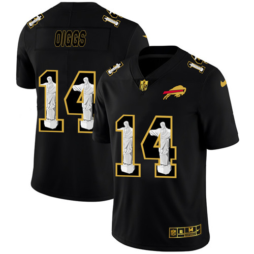Buffalo Bills #14 Stefon Diggs Men's Nike Carbon Black Vapor Cristo Redentor Limited NFL Jersey Buffalo Bills #14 Stefon Diggs Men's Nike Carbon Black Vapor Cristo Redentor Limited NFL Jersey