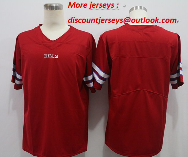 Nike Bills Blank Red Vapor Untouchable Limited Jersey