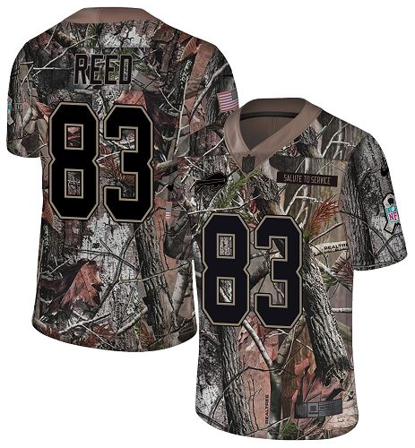 Nike Bills #83 Andre Reed Camo Men's Stitched NFL Limited Rush Realtree Jersey