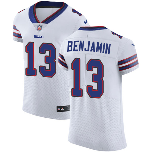 Nike Bills #13 Kelvin Benjamin White Men's Stitched NFL Vapor Untouchable Elite Jersey Nike Bills #13 Kelvin Benjamin White Men's Stitched NFL Vapor Untouchable Elite Jersey