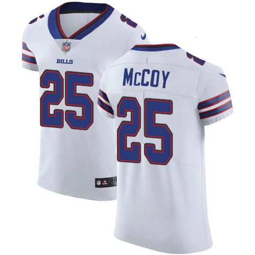 Nike Bills #25 LeSean McCoy White Men's Stitched NFL Vapor Untouchable Elite Jersey Nike Bills #25 LeSean McCoy White Men's Stitched NFL Vapor Untouchable Elite Jersey