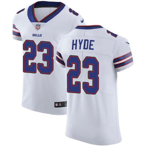 Nike Bills #23 Micah Hyde White Men's Stitched NFL Vapor Untouchable Elite Jersey Nike Bills #23 Micah Hyde White Men's Stitched NFL Vapor Untouchable Elite Jersey