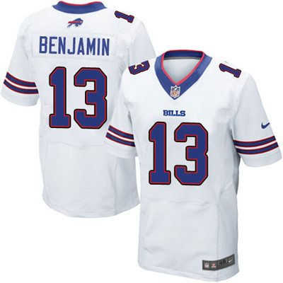 Nike Bills #13 Kelvin Benjamin White Men's Stitched NFL New Elite Jersey Nike Bills #13 Kelvin Benjamin White Men's Stitched NFL New Elite Jersey