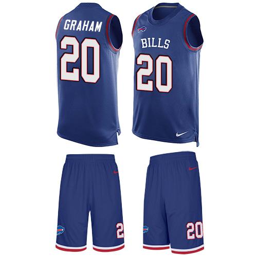 Nike Bills #20 Corey Graham Royal Blue Team Color Men's Stitched NFL Limited Tank Top Suit Jersey Nike Bills #20 Corey Graham Royal Blue Team Color Men's Stitched NFL Limited Tank Top Suit Jersey