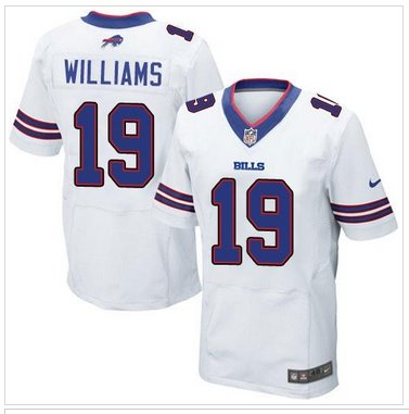 NEW Buffalo Bills #19 Mike Williams White NFL New Elite Jersey NEW Buffalo Bills #19 Mike Williams White NFL New Elite Jersey