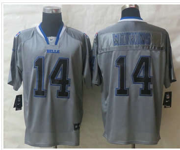NEW Buffalo Bills #14 Sammy Watkins Lights Out Grey NFL Elite Jersey NEW Buffalo Bills #14 Sammy Watkins Lights Out Grey NFL Elite Jersey
