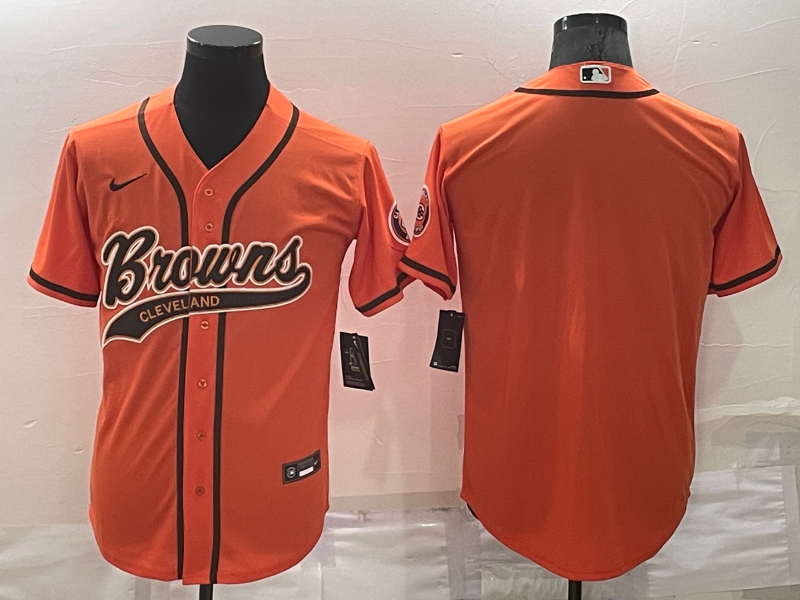 Men's Cleveland Browns Blank Orange Stitched Jersey Men's Cleveland Browns Blank Orange Stitched Jersey