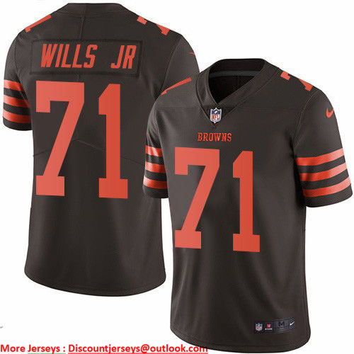 Nike Browns #71 Jedrick Wills JR Brown Men's Stitched NFL Limited Rush Jersey Nike Browns #71 Jedrick Wills JR Brown Men's Stitched NFL Limited Rush Jersey