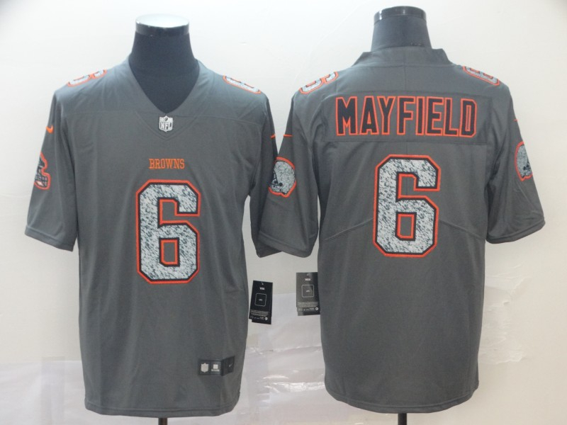 Browns 6 Baker Mayfield Gray Camo Vapor Untouchable Limited Jersey Browns 6 Baker Mayfield Gray Camo Vapor Untouchable Limited Jersey