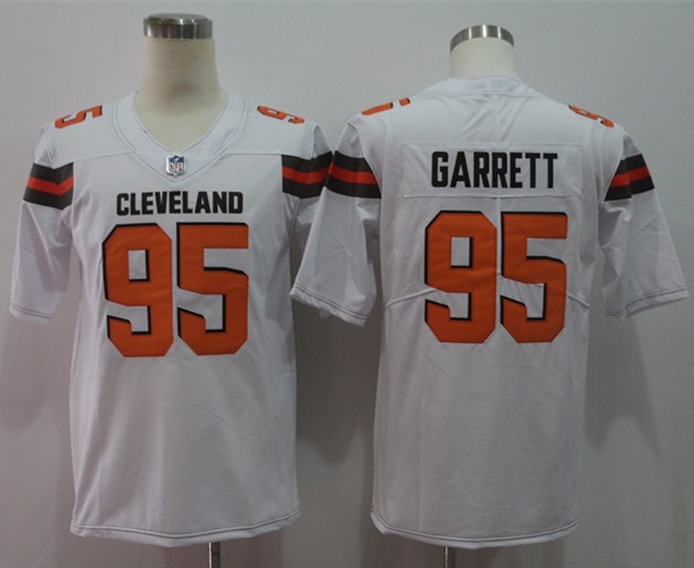 Nike Browns 95 Myles Garrett White Vapor Untouchable Player Limited Jersey Nike Browns 95 Myles Garrett White Vapor Untouchable Player Limited Jersey
