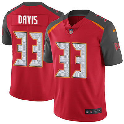 Nike Buccaneers #33 Carlton Davis Red Team Color Men's Stitched NFL Vapor Untouchable Limited Jersey Nike Buccaneers #33 Carlton Davis Red Team Color Men's Stitched NFL Vapor Untouchable Limited Jersey