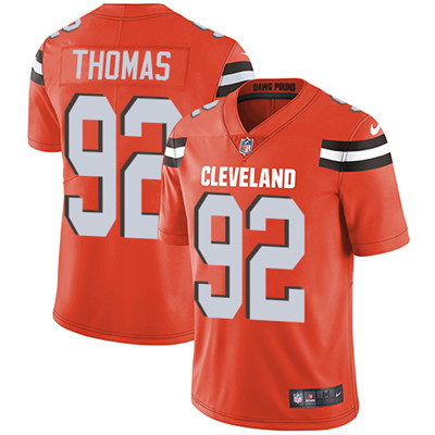 Nike Browns #92 Chad Thomas Orange Alternate Men's Stitched NFL Vapor Untouchable Limited Jersey Nike Browns #92 Chad Thomas Orange Alternate Men's Stitched NFL Vapor Untouchable Limited Jersey