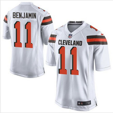 Nike Cleveland Browns #11 Travis Benjamin White Men's Stitched NFL New Elite Jersey