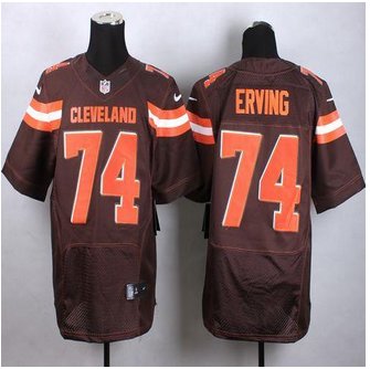 New Cleveland Browns #74 Cameron Erving Brown Team Color Men's Stitched NFL New Elite jersey