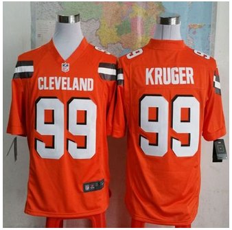 New Cleveland Browns #99 Paul Kruger Orange Alternate Men's Stitched NFL Game Jersey