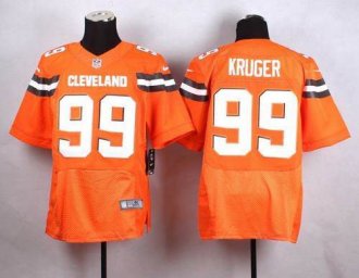 Nike Cleveland Browns #99 Paul Kruger Orange Alternate Men's Stitched NFL New Elite Jersey Nike Cleveland Browns #99 Paul Kruger Orange Alternate Men's Stitched NFL New Elite Jersey
