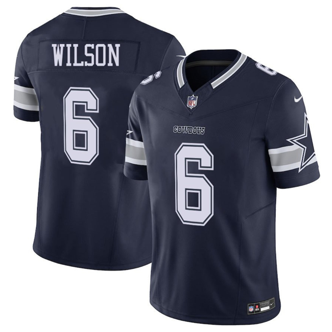 Men's Dallas Cowboys #6 Donovan Wilson Navy 2025 F.U.S.E Vapor Untouchable Limited Stitched Football Jersey Men's Dallas Cowboys #6 Donovan Wilson Navy 2025 F.U.S.E Vapor Untouchable Limited Stitched Football Jersey
