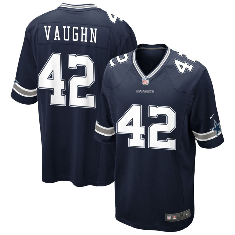 Men's Dallas Cowboys #42 Vaughn Navy Untouchable Limited Stitched Football Jersey Men's Dallas Cowboys #42 Vaughn Navy Untouchable Limited Stitched Football Jersey