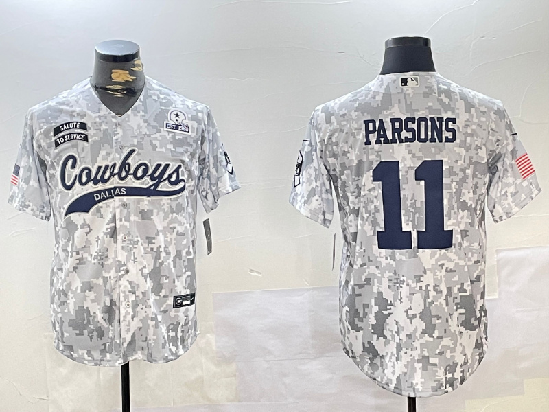 Men's Dallas Cowboys #11 Micah Parsons 2024 Arctic Camo Salute To Service Stitched Baseball Jersey 5 Men's Dallas Cowboys #11 Micah Parsons 2024 Arctic Camo Salute To Service Stitched Baseball Jersey 5