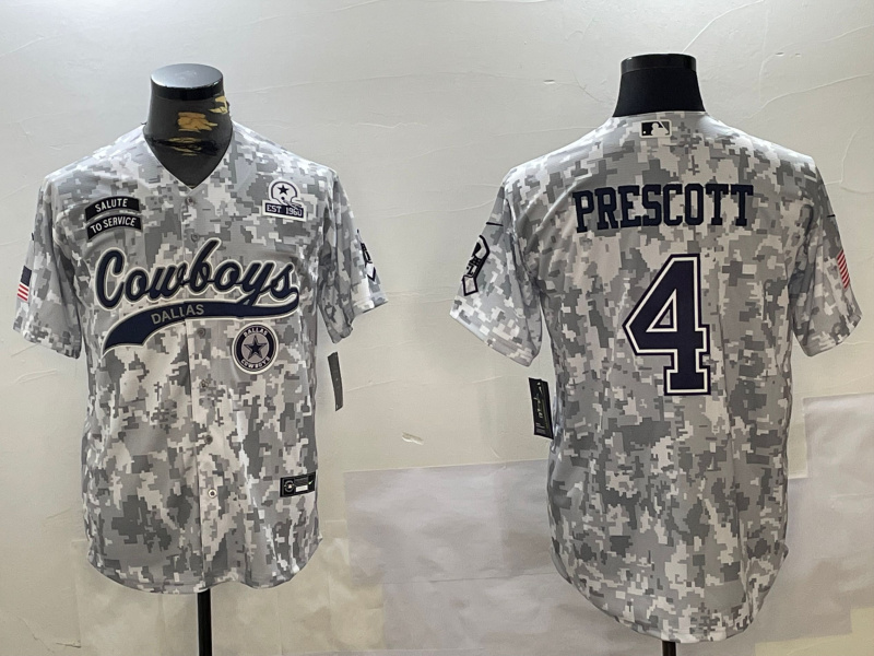 Men's Dallas Cowboys #4 Dak Prescott 2024 Arctic Camo Salute To Service Stitched Baseball Jersey 7 Men's Dallas Cowboys #4 Dak Prescott 2024 Arctic Camo Salute To Service Stitched Baseball Jersey 7