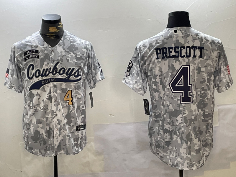 Men's Dallas Cowboys #4 Dak Prescott 2024 Arctic Camo Salute To Service Stitched Baseball Jersey 2 Men's Dallas Cowboys #4 Dak Prescott 2024 Arctic Camo Salute To Service Stitched Baseball Jersey 2