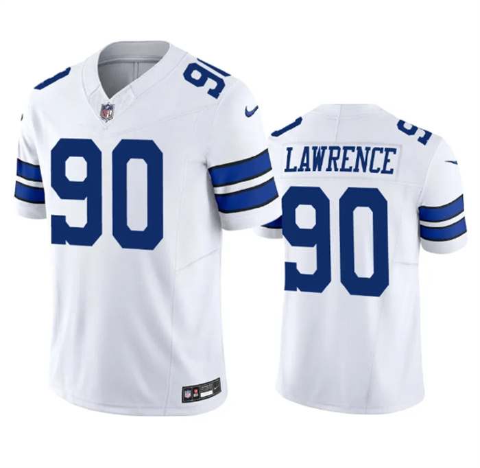 Men's Dallas Cowboys #90 Demarcus Lawrence White 2023 F.U.S.E. Vapor Limited Stitched Football Jersey Men's Dallas Cowboys #90 Demarcus Lawrence White 2023 F.U.S.E. Vapor Limited Stitched Football Jersey