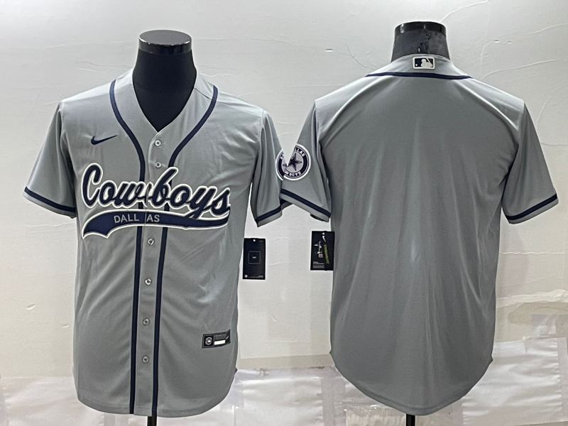 Men's Dallas Cowboys Blank Grey Stitched Jersey Men's Dallas Cowboys Blank Grey Stitched Jersey