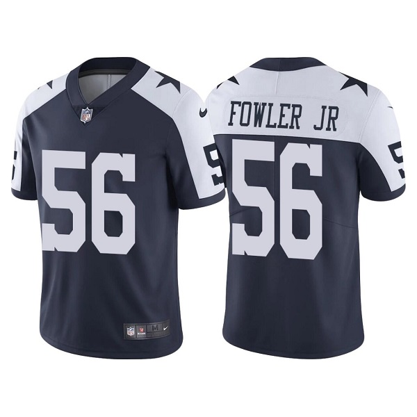 Men's Dallas Cowboys #56 Dante Fowler Jr. Navy White Vapor Limited Stitched Jersey Men's Dallas Cowboys #56 Dante Fowler Jr. Navy White Vapor Limited Stitched Jersey