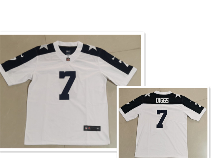 Men's Dallas Cowboys #7 Trevon Diggs White Thanksgiving Vapor Untouchable Stitched NFL Nike Limited Jersey Men's Dallas Cowboys #7 Trevon Diggs White Thanksgiving Vapor Untouchable Stitched NFL Nike Limited Jersey