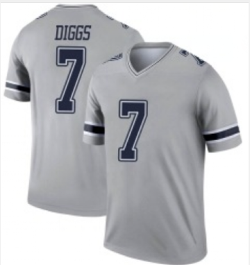 Men's Dallas Cowboys #7 Trevon Diggs Limited Gray Inverted Vapor Nike Jersey Men's Dallas Cowboys #7 Trevon Diggs Limited Gray Inverted Vapor Nike Jersey