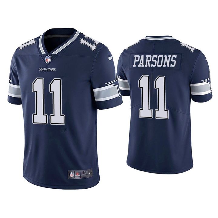 Men's Micah Parsons Dallas Cowboys Navy 2021 NFL Draft Vapor Limited Jersey Men's Micah Parsons Dallas Cowboys Navy 2021 NFL Draft Vapor Limited Jersey