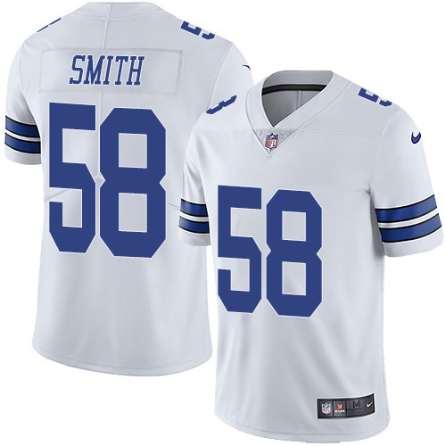 Nike Cowboys #58 Aldon Smith White Men's Stitched NFL Vapor Untouchable Limited Jersey Nike Cowboys #58 Aldon Smith White Men's Stitched NFL Vapor Untouchable Limited Jersey
