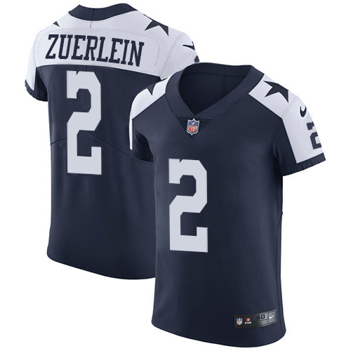 Nike Cowboys #2 Greg Zuerlein Navy Blue Thanksgiving Men's Stitched NFL Vapor Untouchable Throwback Elite Jersey Nike Cowboys #2 Greg Zuerlein Navy Blue Thanksgiving Men's Stitched NFL Vapor Untouchable Throwback Elite Jersey