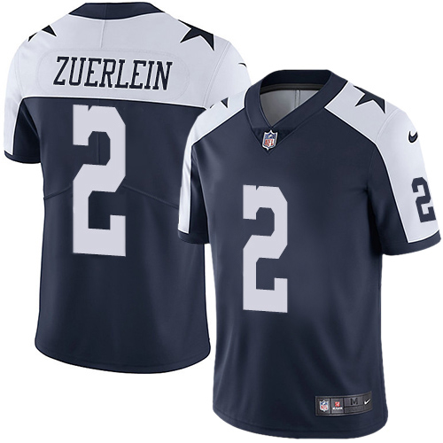 Nike Cowboys #2 Greg Zuerlein Navy Blue Thanksgiving Men's Stitched NFL Vapor Untouchable Limited Throwback Jersey Nike Cowboys #2 Greg Zuerlein Navy Blue Thanksgiving Men's Stitched NFL Vapor Untouchable Limited Throwback Jersey