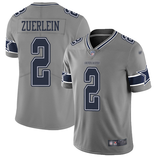 Nike Cowboys #2 Greg Zuerlein Gray Men's Stitched NFL Limited Inverted Legend Jersey Nike Cowboys #2 Greg Zuerlein Gray Men's Stitched NFL Limited Inverted Legend Jersey