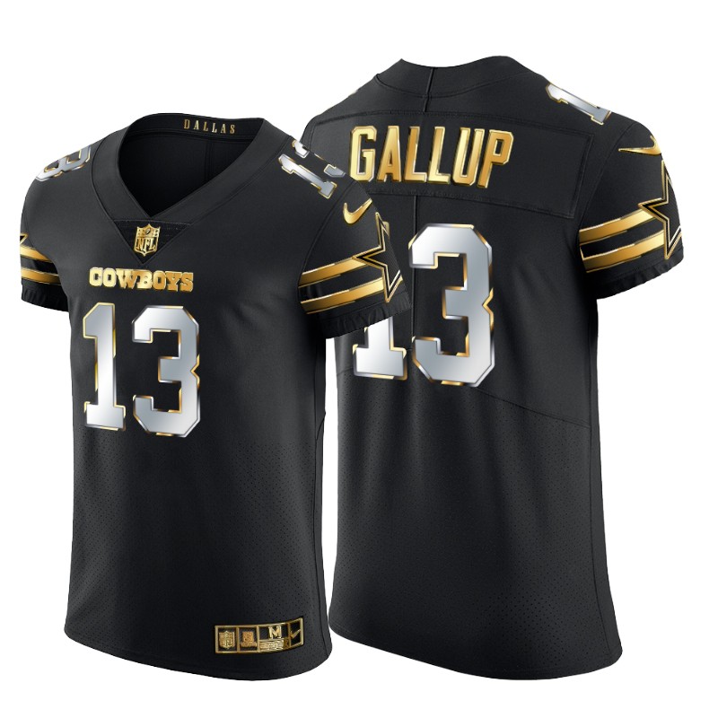 Dallas Cowboys #13 Michael Gallup Men's Nike Black Edition Vapor Untouchable Elite NFL Jersey Dallas Cowboys #13 Michael Gallup Men's Nike Black Edition Vapor Untouchable Elite NFL Jersey