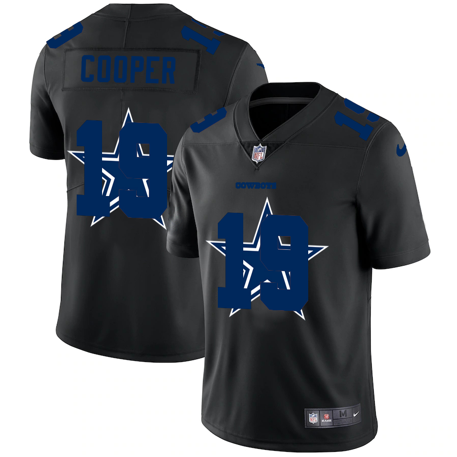 Dallas Cowboys #19 Amari Cooper Men's Nike Team Logo Dual Overlap Limited NFL Jersey Black Dallas Cowboys #19 Amari Cooper Men's Nike Team Logo Dual Overlap Limited NFL Jersey Black