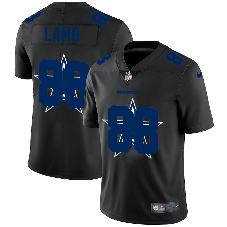 Dallas Cowboys #88 CeeDee Lamb Men's Nike Team Logo Dual Overlap Limited NFL Jersey Black Dallas Cowboys #88 CeeDee Lamb Men's Nike Team Logo Dual Overlap Limited NFL Jersey Black