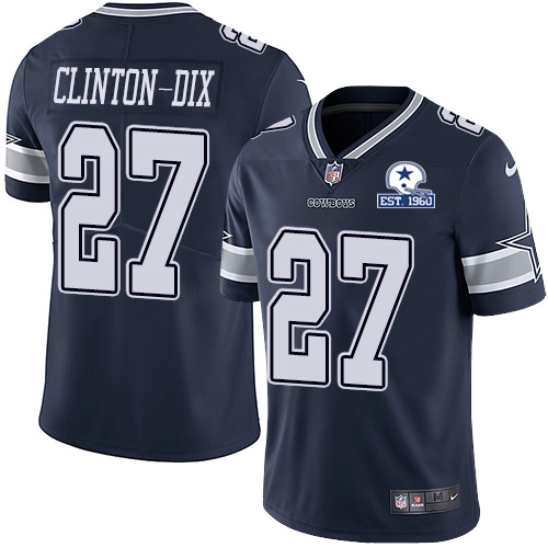Nike Cowboys #27 Ha Ha Clinton-Dix Navy Blue Team Color Men's Stitched With Established In 1960 Patch NFL Vapor Untouchable Limited Jersey Nike Cowboys #27 Ha Ha Clinton-Dix Navy Blue Team Color Men's Stitched With Established In 1960 Patch NFL Vapor Untouchable Limited Jersey