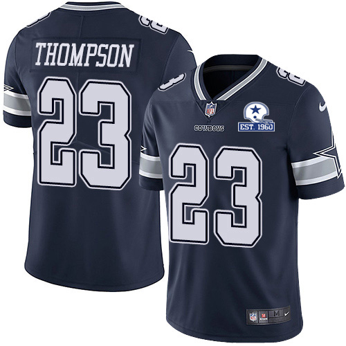 Nike Cowboys #23 Darian Thompson Navy Blue Team Color Men's Stitched With Established In 1960 Patch NFL Vapor Untouchable Limited Jersey Nike Cowboys #23 Darian Thompson Navy Blue Team Color Men's Stitched With Established In 1960 Patch NFL Vapor Untouchable Limited Jersey
