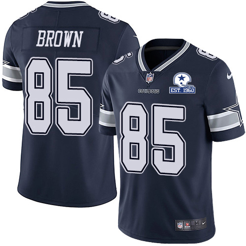 Nike Cowboys #85 Noah Brown Navy Blue Team Color Men's Stitched With Established In 1960 Patch NFL Vapor Untouchable Limited Jersey Nike Cowboys #85 Noah Brown Navy Blue Team Color Men's Stitched With Established In 1960 Patch NFL Vapor Untouchable Limited Jersey