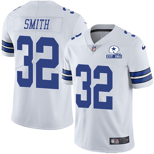 Nike Cowboys #32 Saivion Smith White Men's Stitched With Established In 1960 Patch NFL Vapor Untouchable Limited Jersey Nike Cowboys #32 Saivion Smith White Men's Stitched With Established In 1960 Patch NFL Vapor Untouchable Limited Jersey