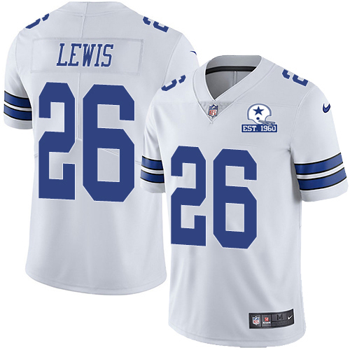 Nike Cowboys #26 Jourdan Lewis White Men's Stitched With Established In 1960 Patch NFL Vapor Untouchable Limited Jersey Nike Cowboys #26 Jourdan Lewis White Men's Stitched With Established In 1960 Patch NFL Vapor Untouchable Limited Jersey