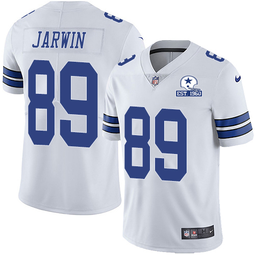 Nike Cowboys #89 Blake Jarwin White Men's Stitched With Established In 1960 Patch NFL Vapor Untouchable Limited Jersey Nike Cowboys #89 Blake Jarwin White Men's Stitched With Established In 1960 Patch NFL Vapor Untouchable Limited Jersey