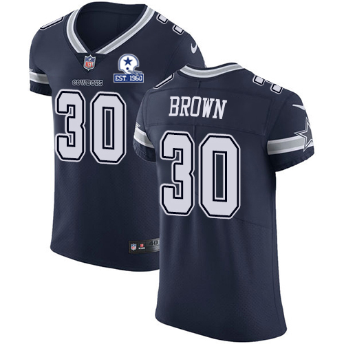Nike Cowboys #30 Anthony Brown Navy Blue Team Color Men's Stitched With Established In 1960 Patch NFL Vapor Untouchable Elite Jersey Nike Cowboys #30 Anthony Brown Navy Blue Team Color Men's Stitched With Established In 1960 Patch NFL Vapor Untouchable Elite Jersey