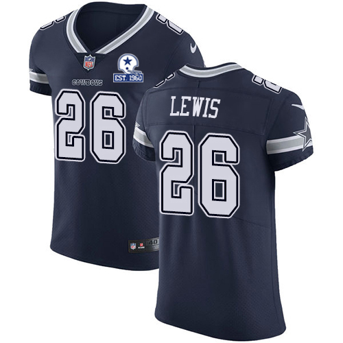 Nike Cowboys #26 Jourdan Lewis Navy Blue Team Color Men's Stitched With Established In 1960 Patch NFL Vapor Untouchable Elite Jersey Nike Cowboys #26 Jourdan Lewis Navy Blue Team Color Men's Stitched With Established In 1960 Patch NFL Vapor Untouchable Elite Jersey