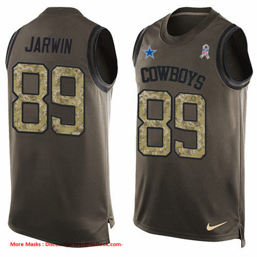 Nike Cowboys #89 Blake Jarwin Green Men's Stitched NFL Limited Salute To Service Tank Top Jersey Nike Cowboys #89 Blake Jarwin Green Men's Stitched NFL Limited Salute To Service Tank Top Jersey